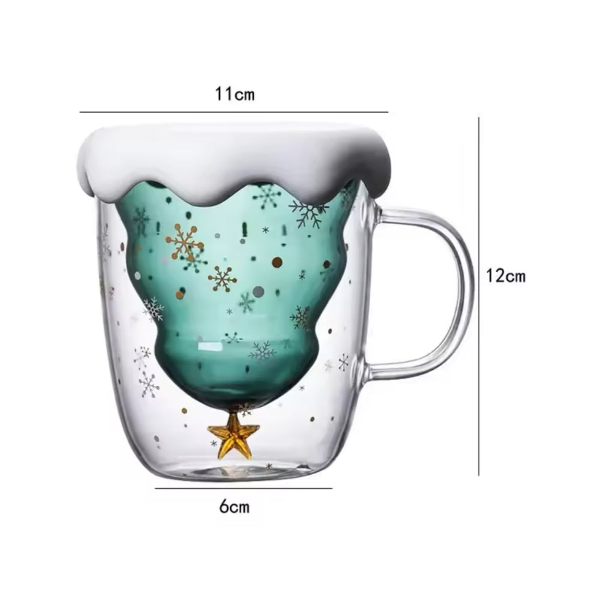 Winter Wonderland Glass Mug