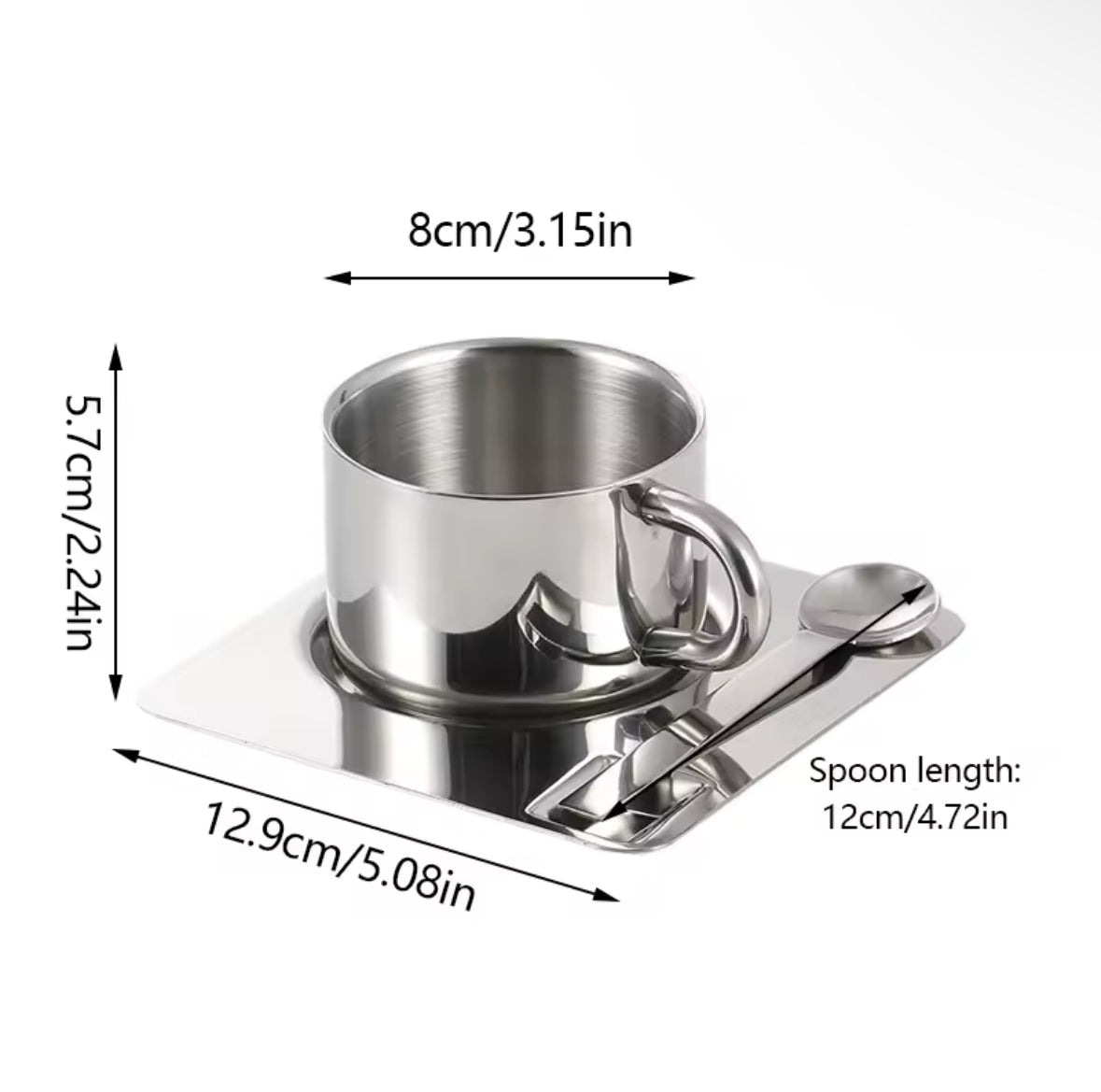 Eclipse Stainless Steel Coffee Set