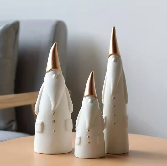 Nordic Santa Ornament Set
