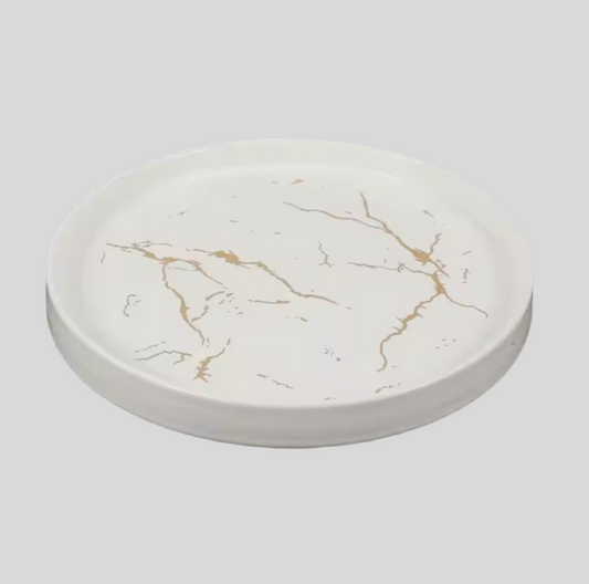 Elena Gold Marble Dinnerware