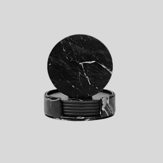 Artemis Marble Coaster Set