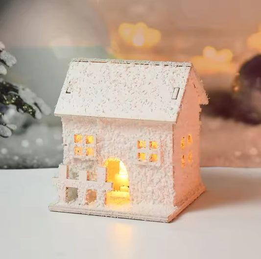 Snowy Glow Cabin