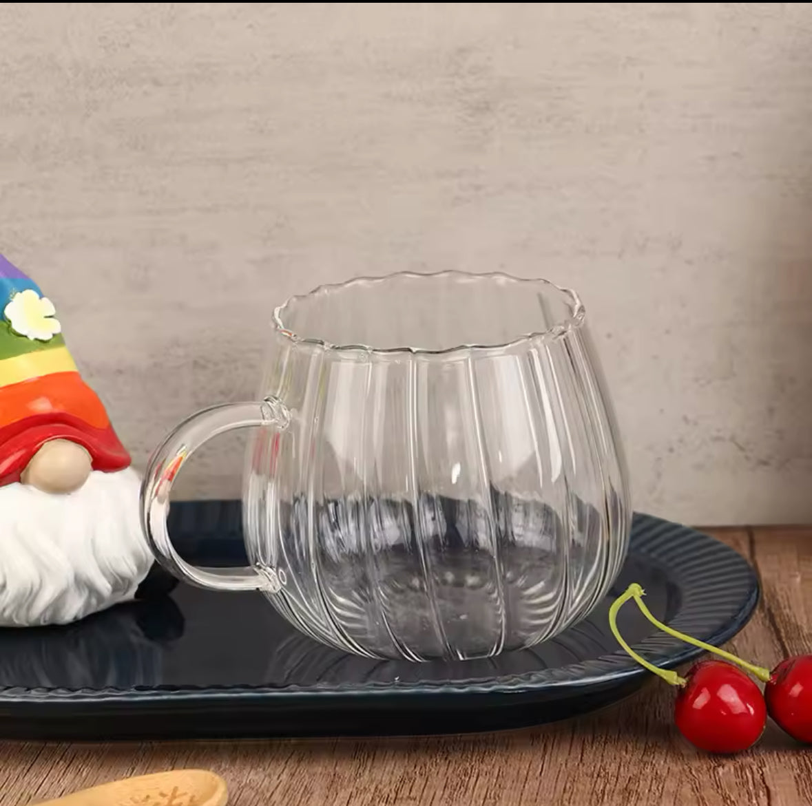 Striped Bloom Mug