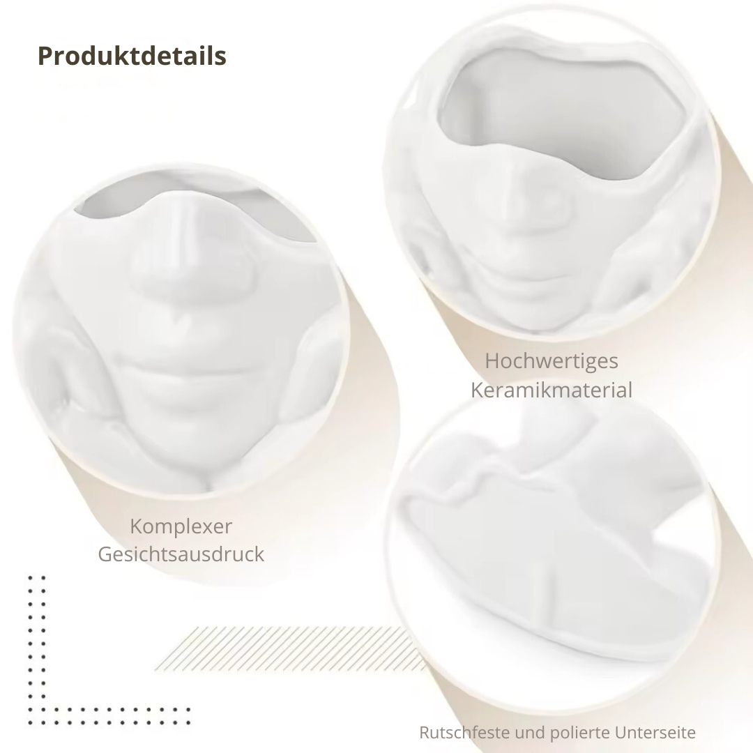 Elysian Face – Ästhetische Keramikvase