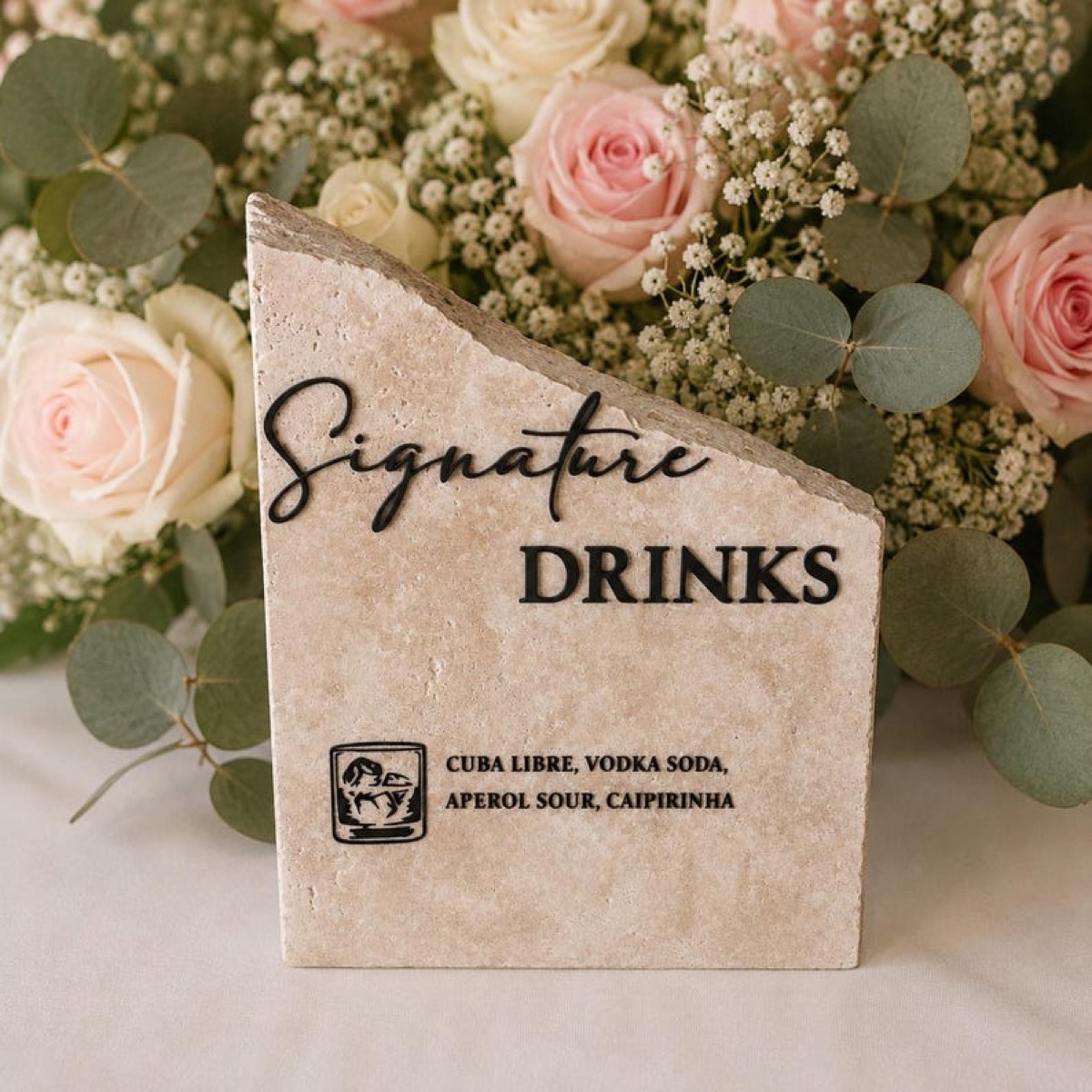 Signature Drinks Schild